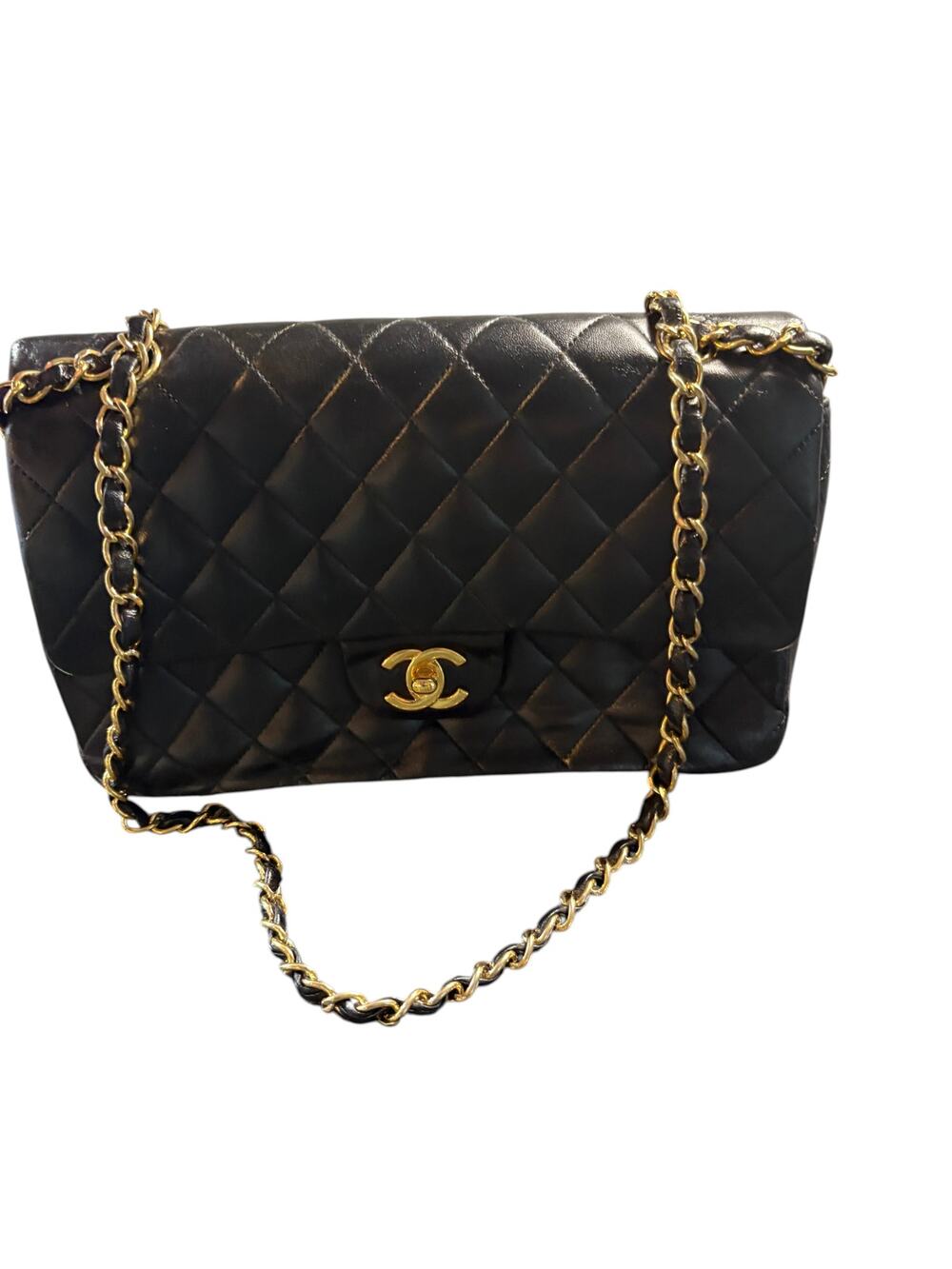 Chanel Chanel Classic Double Flap 13th Lambskin Black Series 23 Black